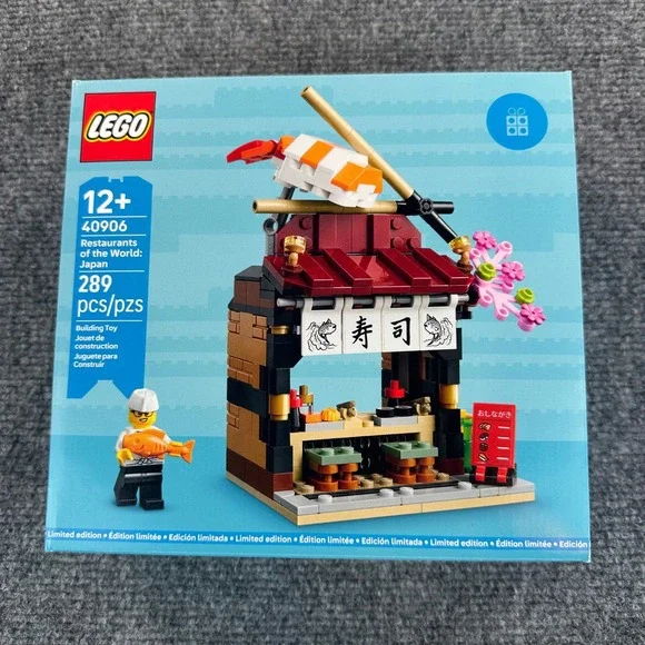 LEGO GWP 40906 Restaurants of the World Japan Sushi Shop Limited Edition 289 PCS - Picture 2 of 7